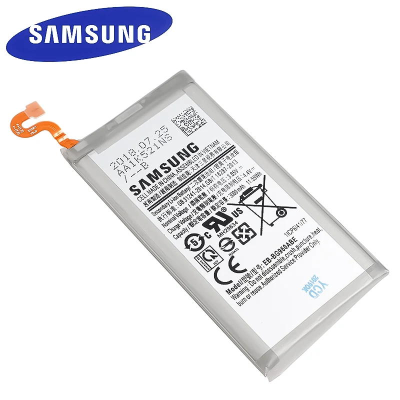 EB-BG960ABE 3000mAh samsung запасной аккумулятор для samsung Galaxy S9 G9600 SM-G960F SM-G960 G960F G960 батарея телефона