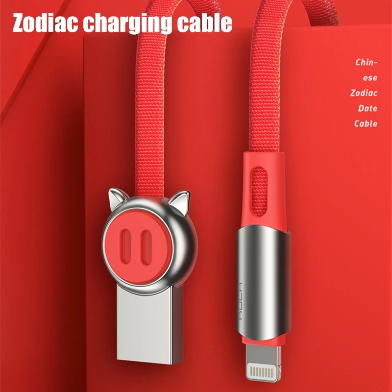 

New type USB Cable Fast Charging Mobile Phone for IOS iPhone Charger Data Wire Cord alloy smartphone line Fast Data Sync