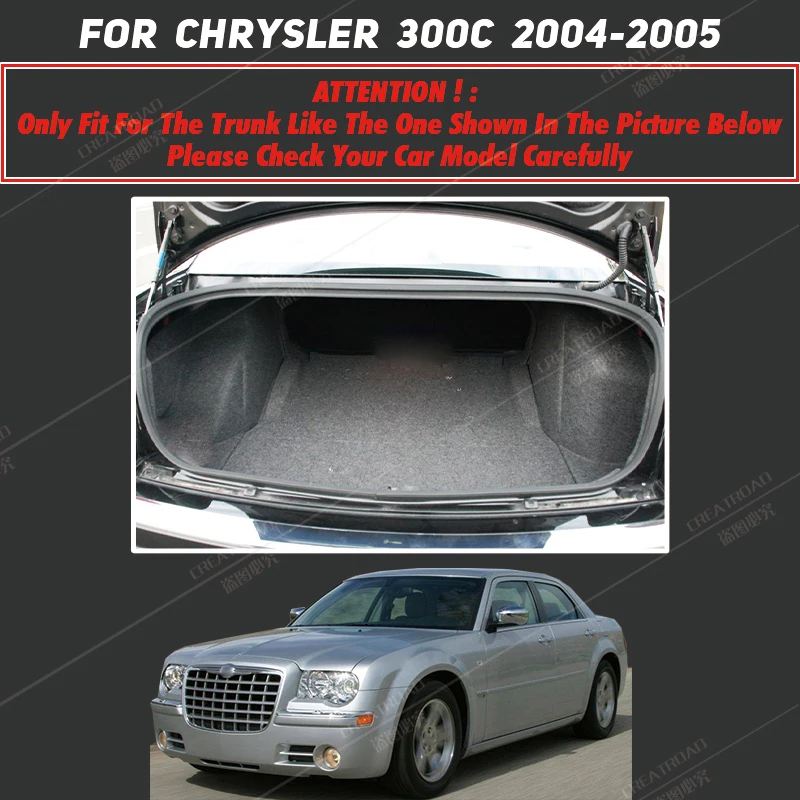 Kofferraum matte für Chrysler 300C Limousine 2004 2005 cargo-liner teppich  innen zubehör abdeckung
