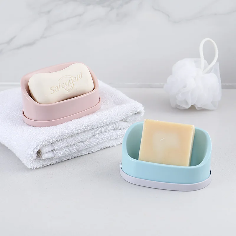 Bathroom Shower Soap Box Shelf Wall Dish Storage Plate Tray Holder Case Soap Holder Bathroom Tray Accessories Box Dishes