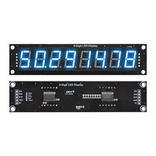 0.56 pouce 8 bits Module de Tube numérique 74HC595 8 chiffres 7 Segments LED Module d'affichage bleu 3 broches e/s numérique 5V pour Arduino Diymore