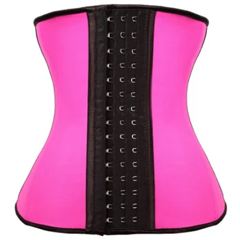 

Lovely Pure New Women Corset Satin Sexy Bustier Lace up Boned Top Corset High Waist Overbust Brocade Plus Size