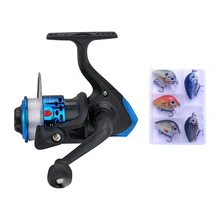 Fishing Reel Lure Set Artificial Fish Bite Kit Spinning Fisher Spool Outdoor Fishing Tool Kit 2021new