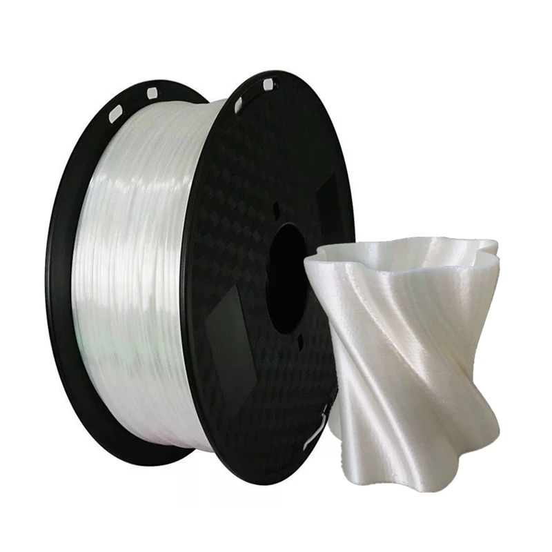 White Silk PLA 1.75mm 3D Printer Filament Luxury Silky Rich Luster 250g/500g/1kg Shiny Pen Printing Materials Consumables | Компьютеры и