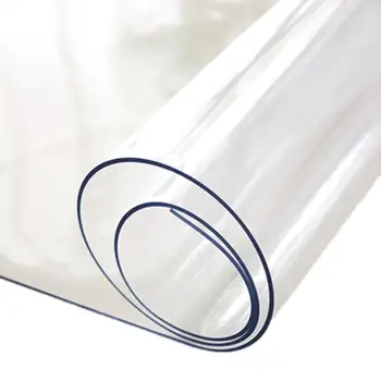 

Multi-size Transparent PVC Tablecloth Waterproof Square Round Tablecloth Scratch-resistant Oil-proof Desktop Protective Cover He