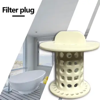 

Bathroom Drain Strainers Silicone Sewer Hair Catcher Sink Strainer Filter Bath Stopper For Home Sink Strainer Drains Accessory