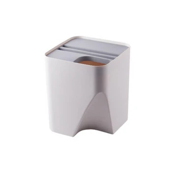 

Stackable Household Trash Can Classification Trash Can Kitchen Bathroom Trash Bin Recycling Bin Dry And Wet Separation Waste Bin