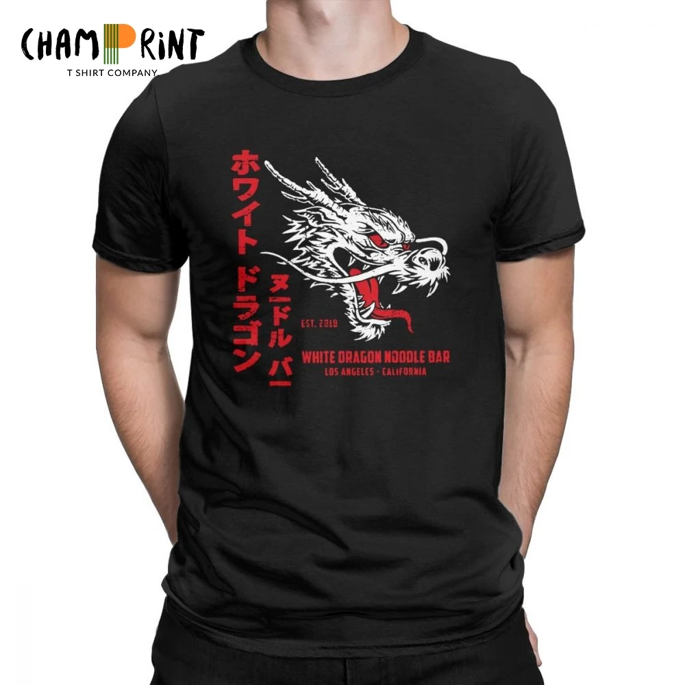 

Hipster White Dragon Noodle Bar Blade Runner 2049 T-Shirt Men Round Neck Cotton T Shirts Short Sleeve Tee Shirt 6XL Clothes