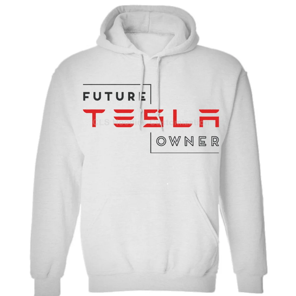 Модель будущего владельца Tesla электрический автомобиль EV Musk Elon Motors Fan мужские унисекс(женские) зимние толстовки