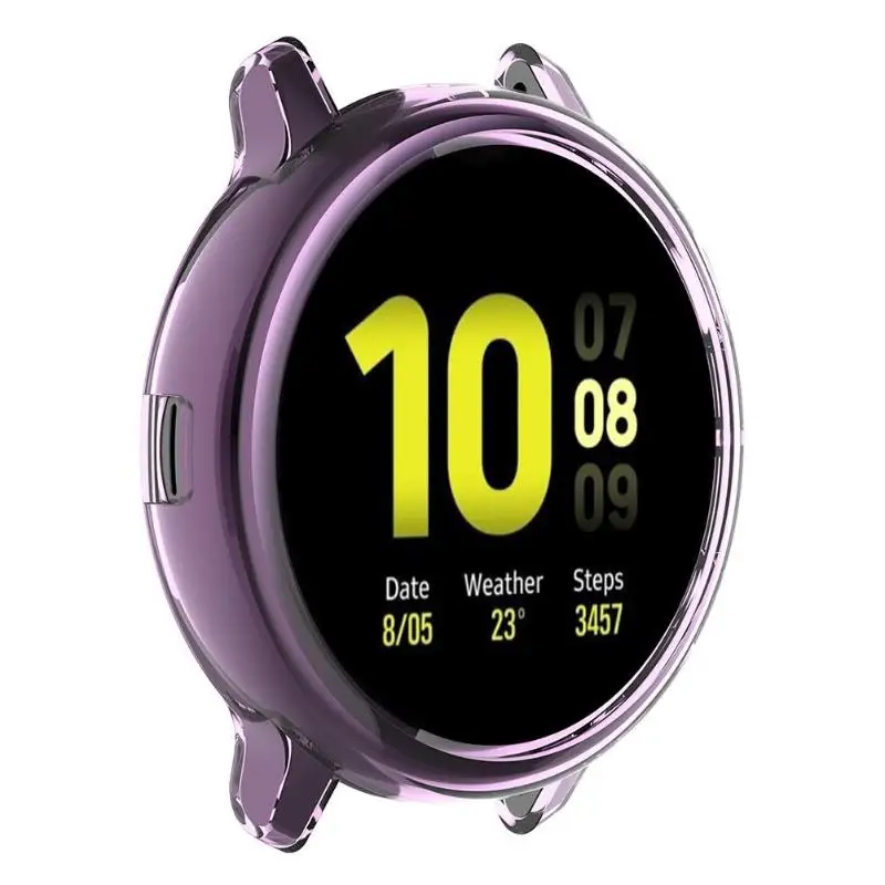Прозрачный ТПУ чехол-накладка для samsung Galaxy Watch Active 2 44 мм Смарт-часы легкость портативность удобная переноска