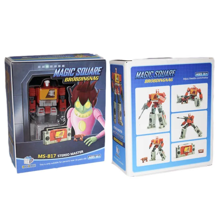 MS-TOYS трансформация ms-b17 msb17 ms-b17s msb17s бластер объемный звук мини фигурка Робот Игрушки