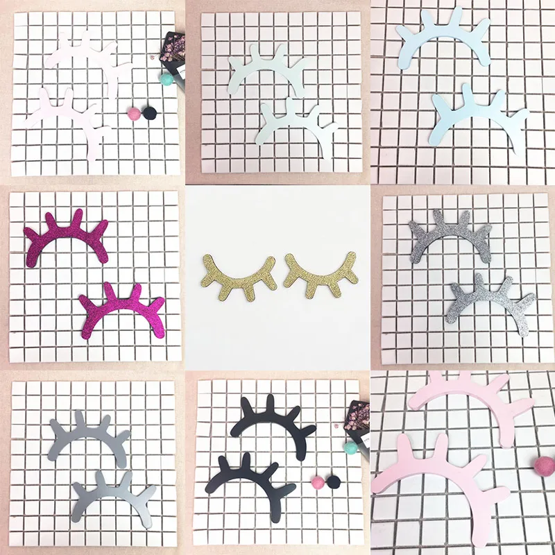 

Self Adhesive 3D Eyelash Wooden Wall Sticker Kids Baby Room Decor Nordic Style 1 Set Background Wall Art Home Decoration