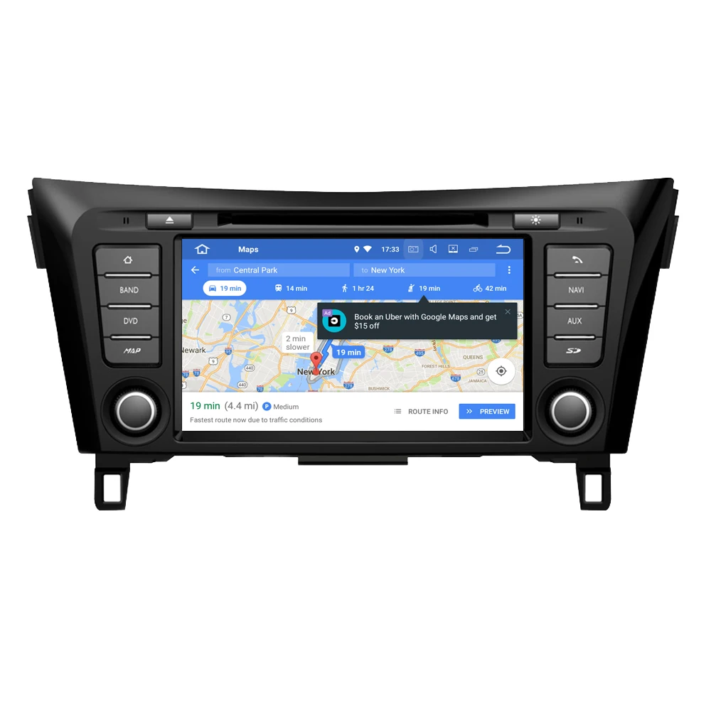 Android 8 0 для Nissan Qashqai Xtrail X trail 2014 2015 автомобильное Стерео Радио DVD GPS навигация СБ Navi