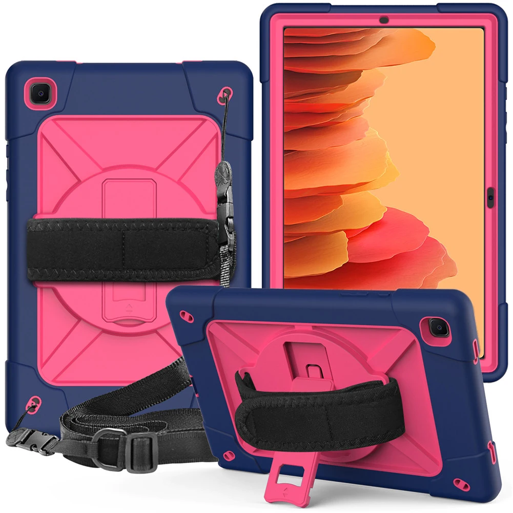 

For Samsung Galaxy Tab A7 10.4 2020 T500/ T505 Flat Protective Tablet Case Shockproof Kickstand Back Hard Tablet Full Cover