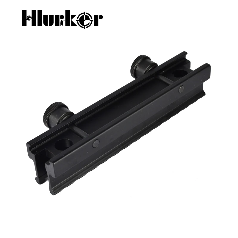 Hlurker Охотничьи Аксессуары для страйкбола тактическое просвечивающее подъемное крепление AR15 1 дюйм 14 слот Пикатинни Вивер Rail плоское Верхнее Крепление