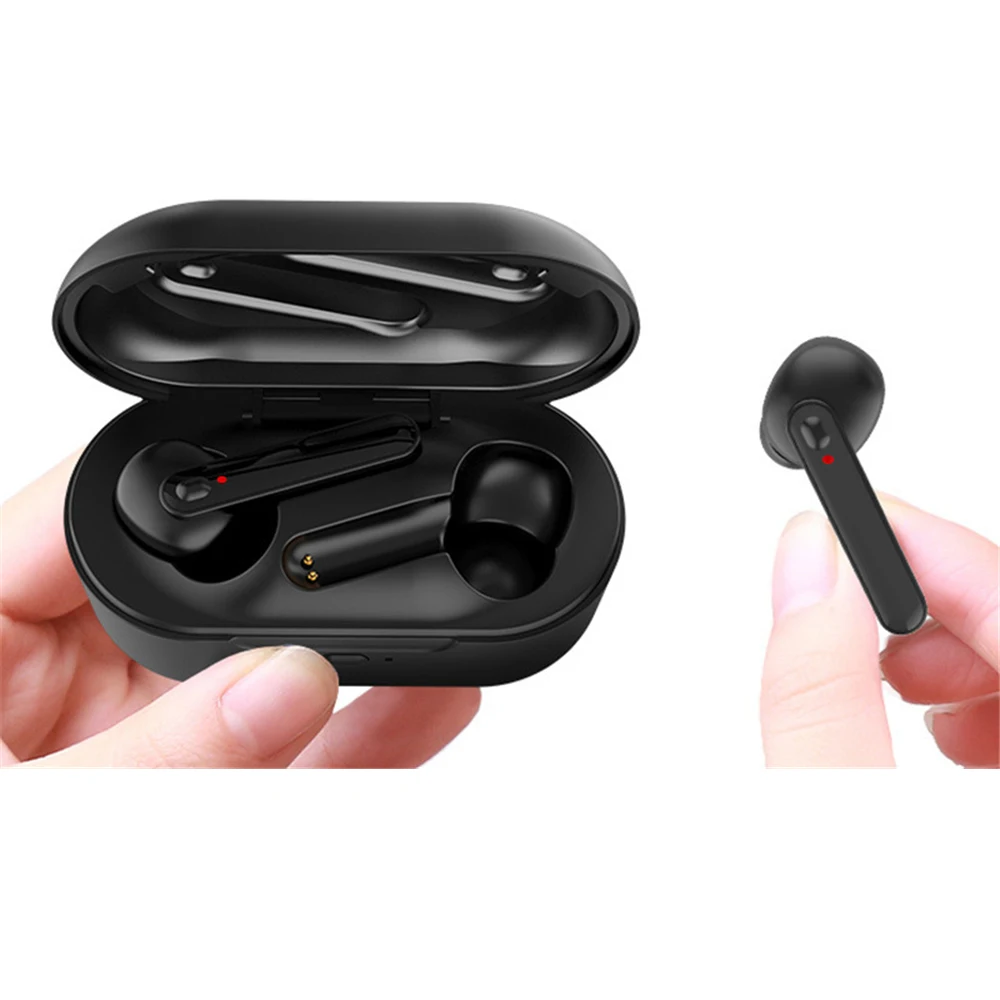 TWS наушники bluetooth 5,0 беспроводной 2600mA внешний аккумулятор для xiaomi huawei сенсорное управление Спортивная гарнитура с микрофоном