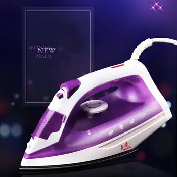 

Electric Steam Iron Ceramic Baseplate Steamer Portable Handheld Clothes Iron For Travel Household Appliance