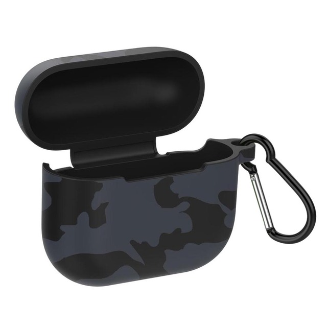 Bluetooth-Compatible Earphone Cover for AirPods 3 Protective Printed Case Shell Protector with Hook Shockproof Silicone