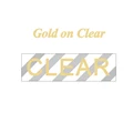 Gold on clear