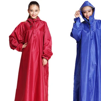 

Waterproof Women's Raincoat Adult Long Raincoat Trench Coat Poncho Capa Chuva Regenjas Dames Rain Gear DD6YY