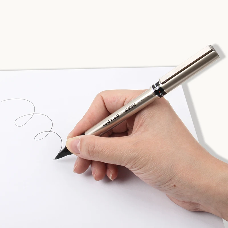 1 шт UNI гелевая ручка UB-177 прямая жидкая шариковая ручка 0,5/0,7 мм простой бизнес-офис быстросохнущая ручка для письма