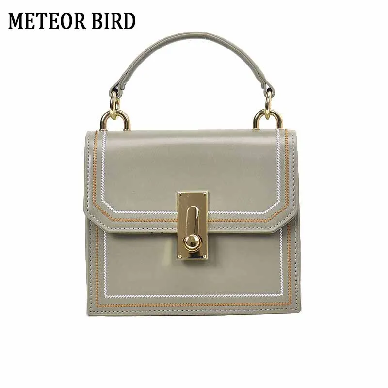 Бренд Meteor bird, маленькая квадратная женская сумка через плечо, женские сумки через плечо, для женщин, искусственная кожа, известный дизайн