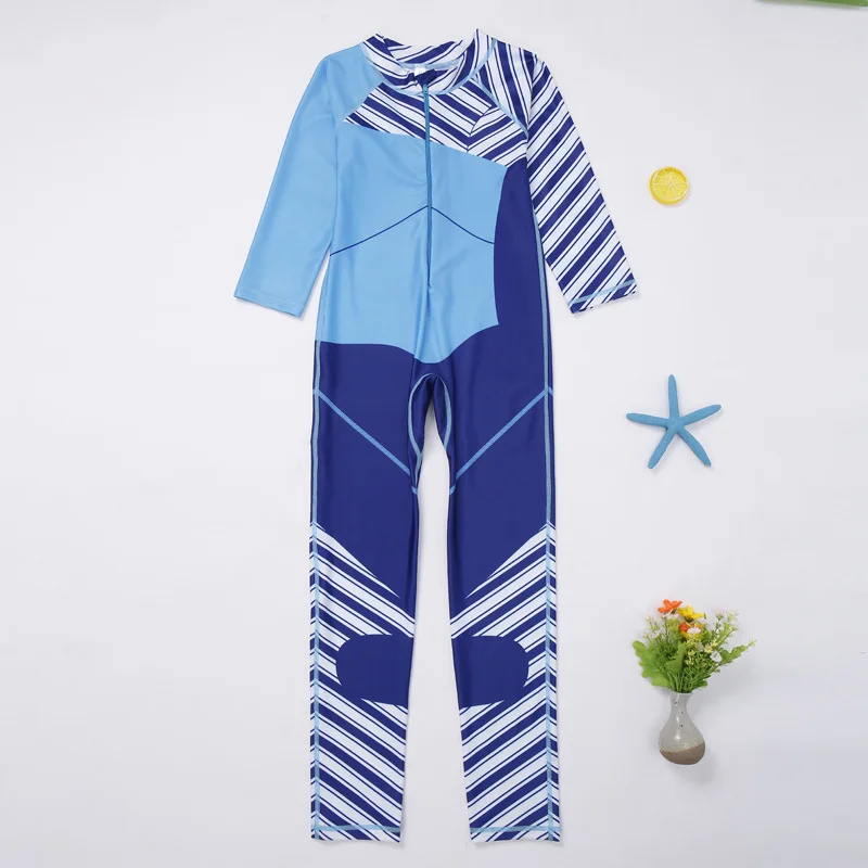 

KID'S Swimwear Women's Sun-resistant Girls One-piece Long Sleeve Swimwear BOY'S Swimming Trunks Diving Suit Big Boy GIRL'S Tour