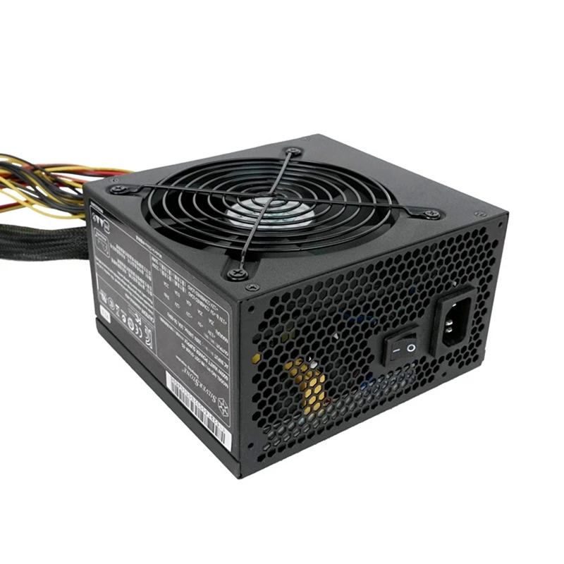 Блок питания для SilverStone ATX немодульный 80plus EU игровой бесшумный блок питания 600 Вт блок питания SST-ST60F-ES