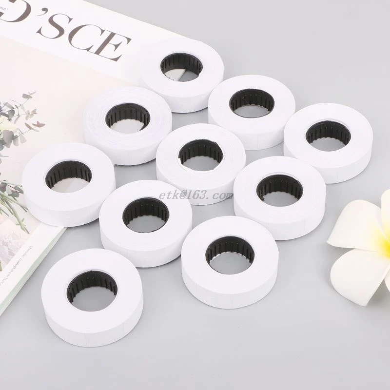 Etiqueta de Recarga de Papel Fileira para Mx-6600 Rolls Preço Etiqueta Marca Dupla Labeller Gun 10 Mod. 206832 3 Cheap Adesivos
