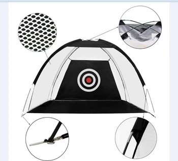 

3M Foldable Golf Driving Cage Practice Hitting Net Home Garden Trainer