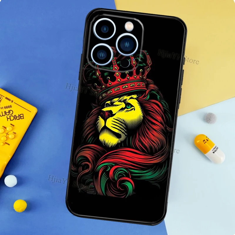 13 pro case Rasta Lion Reggae Bob Marleys Case For Apple iPhone 13 Pro Max 12 Mini 11 XS MAX XR 6S 7 8 Plus SE Silicone Phone Cover 13 pro case