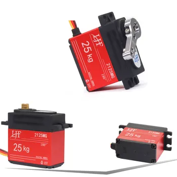 

LJF 2125mg Digital Servo Waterproof 180° 25kg Large Torque For Robot RC Car Boat kids Accessories juguetes brinquedos игрушки