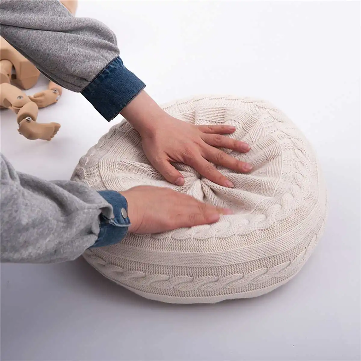 Младенец новорожденный позирует Beanbag подушка для фотографирования корзина съемка позирует диван кольцо студия реквизит декор для новорожденного ребенка фотосъемка