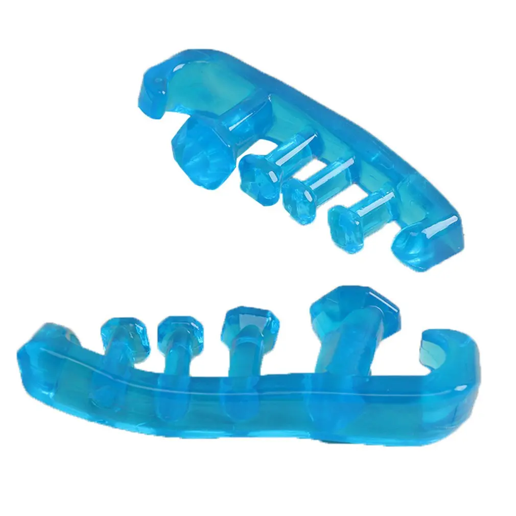 

Thumb Eversion Corrector Toe Orthodonator Five Finger Separator Men's Nail Art Silicone Portable Durable