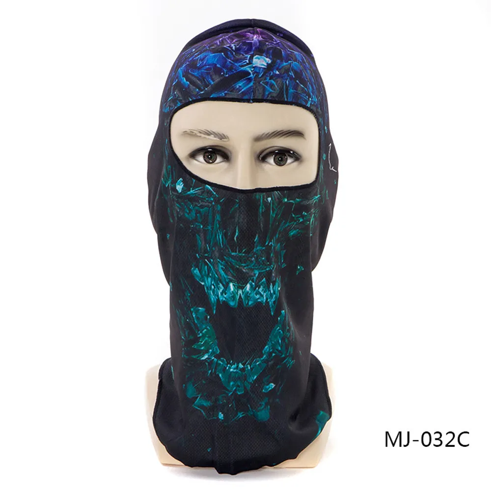 New Explosive Ninja Mask Riding men and women Riding windproof and dustproof print Mask Anti-Fear Mask Mask Sand Turban