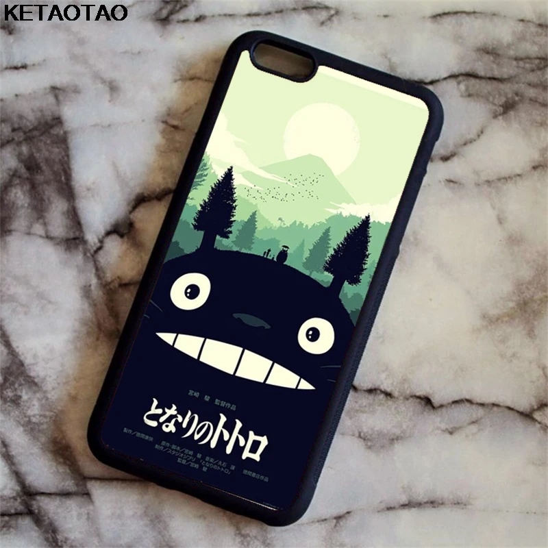 KETAOTAO Мой сосед Тоторо студия Ghibli для samsung galaxy S4 S5 S6 S7 S8 S9 S10 edge Note чехол Мягкий ТПУ резиновый силиконовый - Цвет: Небесно-голубой