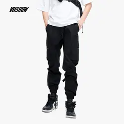 VIISHOW уличная сплошной Для мужчин брюки бренд хип-хоп брюки-карго Для мужчин 2018 Новые повседневные штаны Для мужчин Pantalon Hombre KC1396192