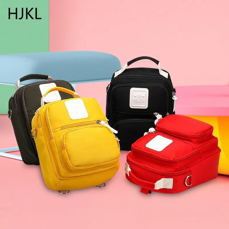 

HJKL 2020 New Shoulder Bag Europe and America Shoulder Bag Waterproof Nylon Cloth Bag Fashion Multi-function Small Square Bag