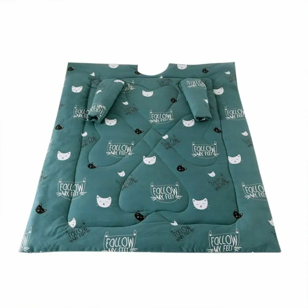 

Lazy Sleeping Quilt Blanket with Sleeves Thick Warm Winter Home Bedding TB Sale