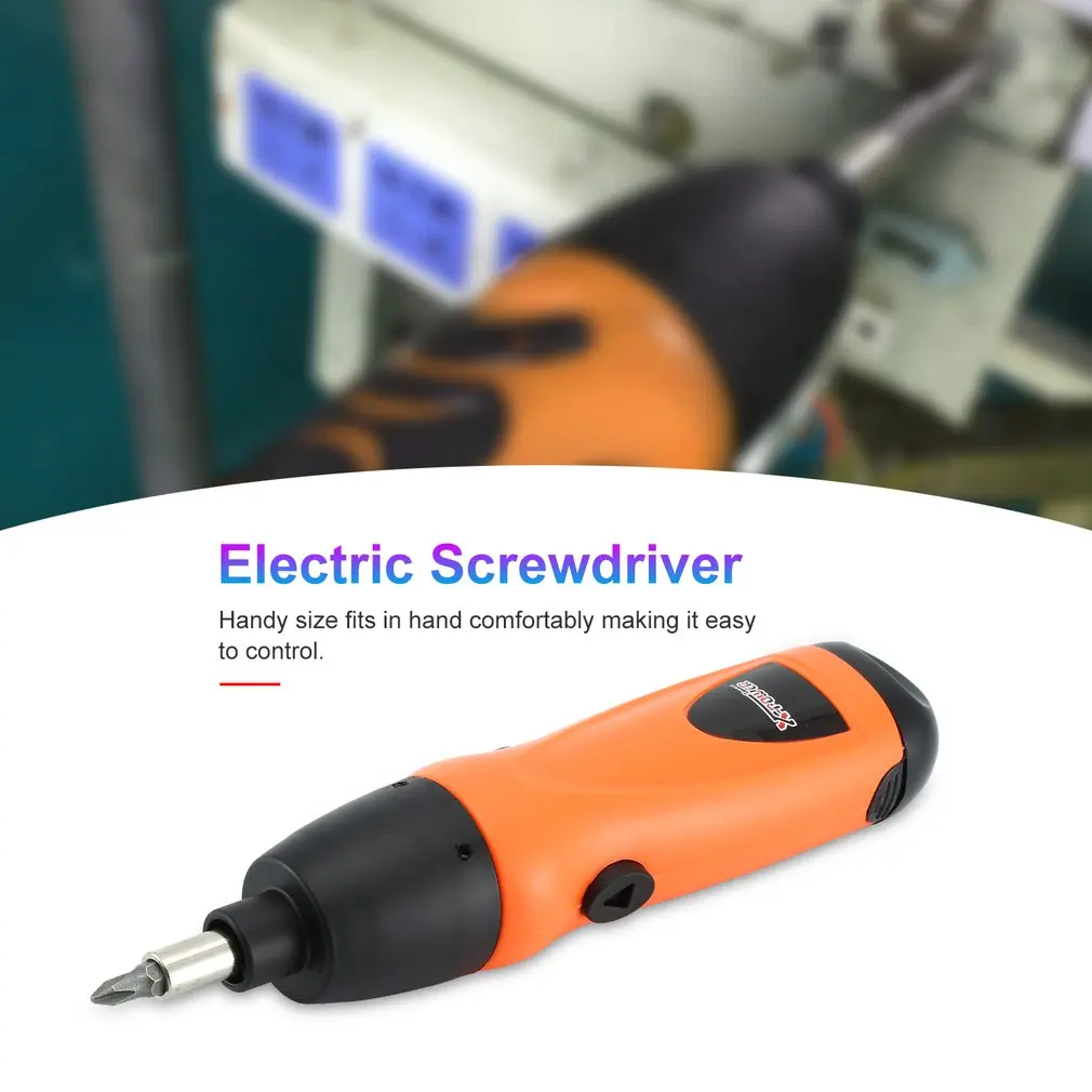 X-power 6V Беспроводная электрическая отвертка Набор бит мини беспроводной шуруповерт дрель электроинструменты вперед/назад переключатель