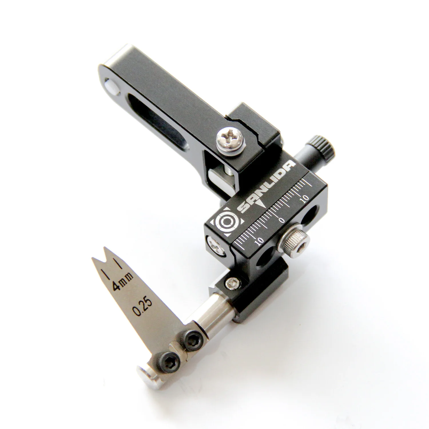 Sanlida X9 Compound Bow Arrow Rest 4 Steel Blades Intermediate CNC 6061 Aluminum Target Archery