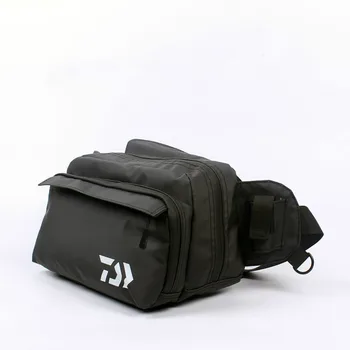 

2020 Dawa Daiwa Men Sport Fishing Bag Multifunctional Belt Bag Fishing Gear Waterproof Black Chest Pack High Quality Bag