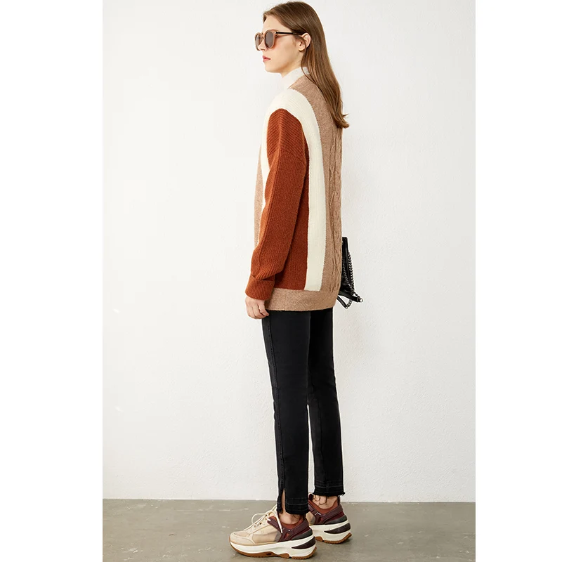 AMII Minimalism Autumn Winter Cardigans For Women