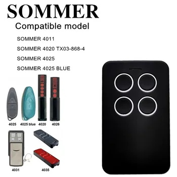 

1pcs 4 Buttons Sommer 4020 4026 replacement remote control Sommer gate control garage command 868.35mhz rolling code transmitter