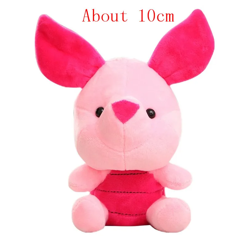 Disney Plush Animal 10-20cm Mickey Mouse Minnie Winnie the Pooh Doll Lilo and Piglet Birthday Gift Boy Girl Toy Free Shipping - Цвет: 10cm