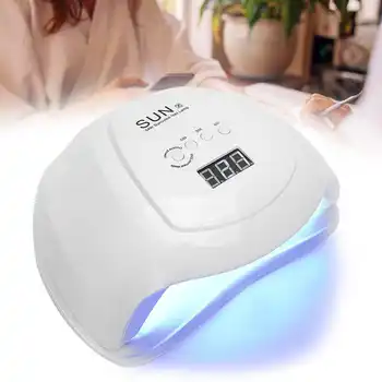 

54W LED UV Gel Nail Polish Dryer Lamp Intelligent Nail Curing Machine 10s/30s/60s/99s Timing Nail Art Manicure Drying Light EU