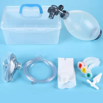

home use Simple respirator medical resuscitator wake up ball emergency breathing airbag valve resuscitation airbag