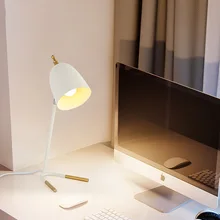 Скандинавская Светодиодная настольная лампа, современный Iorn Art, для спальни, гостиной, Настольный светильник, E27, прикроватная лампа для чтения книг, лампа для украшения дома, светильник ing