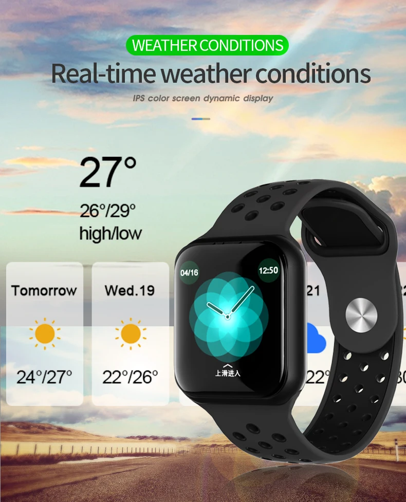 F8 спортивные Смарт-часы IP67 водонепроницаемые 15 дней в режиме ожидания сердечный ритм кровяное давление Smartwatch Поддержка IOS Android