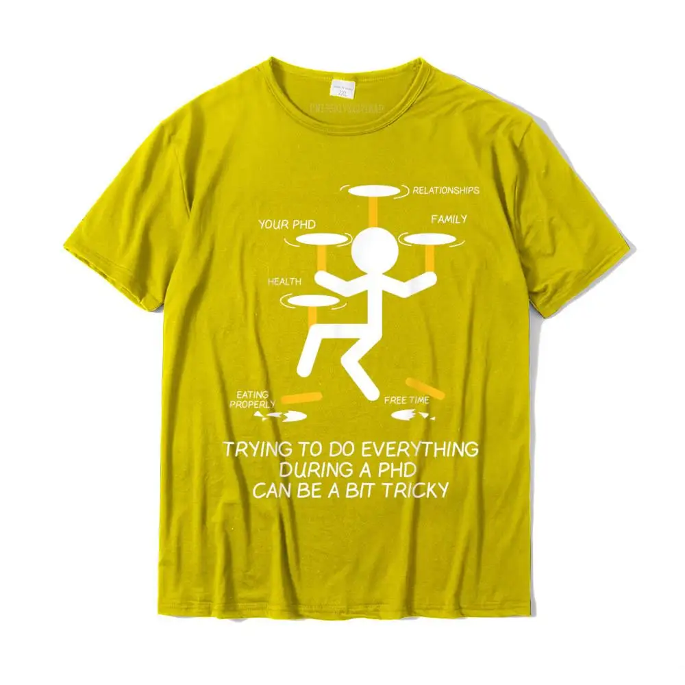 T Shirt Normal Lovers Day Discount 3D Printed Short Sleeve 100% Cotton O-Neck Boy Top T-shirts 3D Printed Tee-Shirts Ph.D PHD Phinished Graduate Student Funny Graduation Gift T-Shirt__30223 yellow